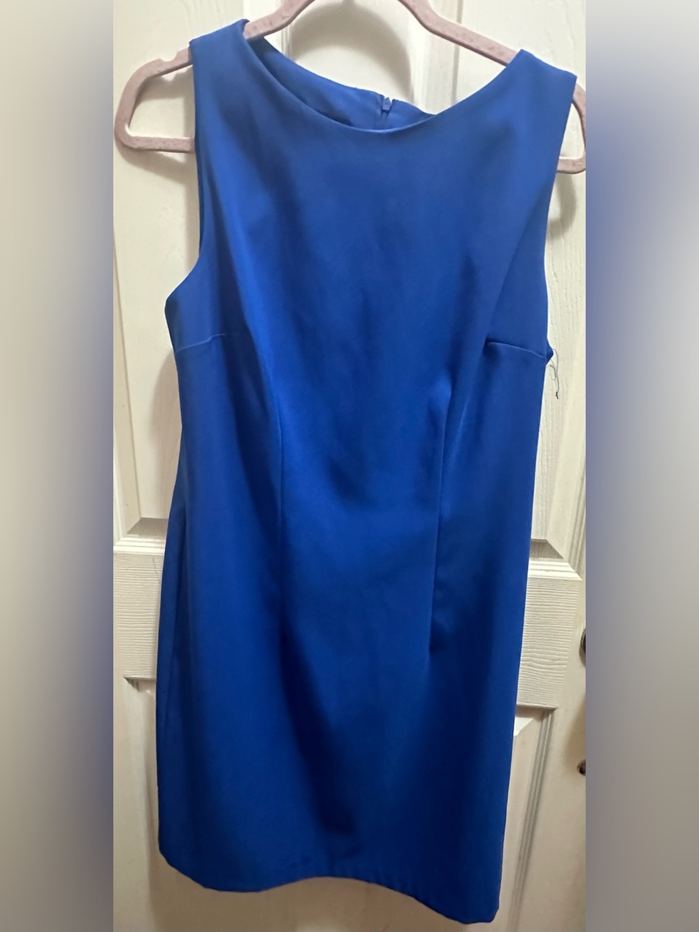 Alya Cobalt Blue Sleeveless Sheath Dress